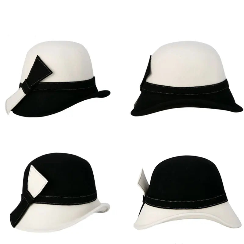 Chapéu Fedora Aba Larga com Laço – Elegância Clássica
