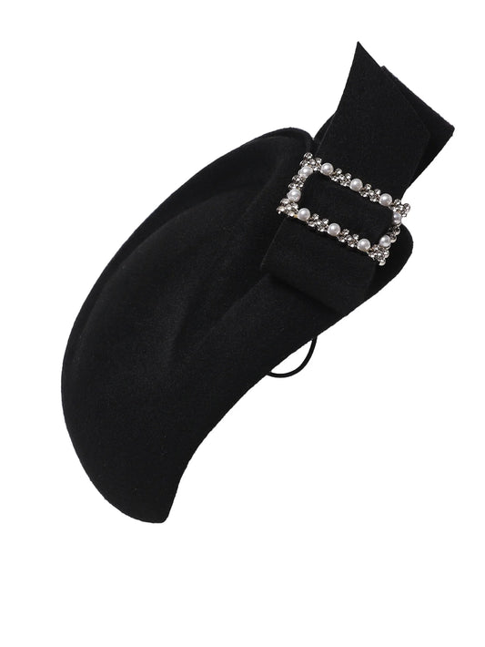 Boina Francesa Elegante com Laço – Estilo Sofisticado