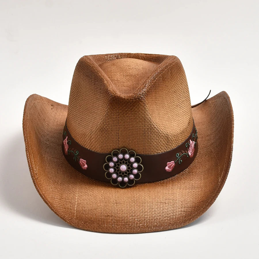 Chapéu de Palha Western Vintage — Unissexo