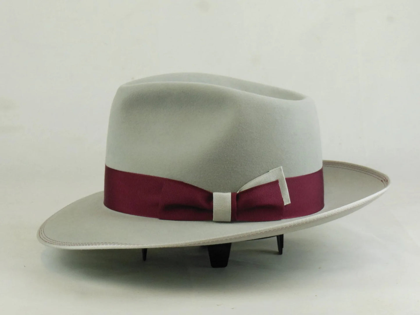 Fedora Retro de Lã Pura com Nó – Estilo Jazz Europeu