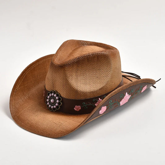 Chapéu de Palha Western Vintage — Unissexo