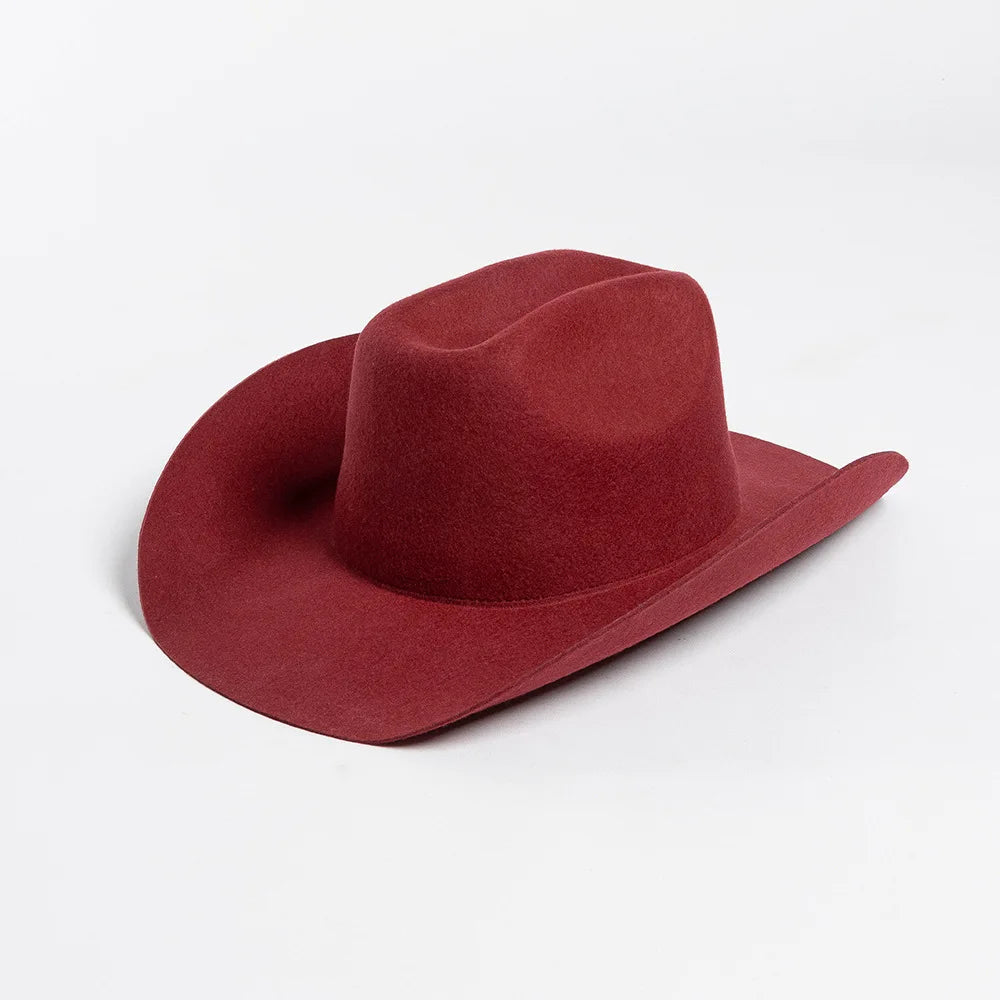 Rolled Brim Jazz Cowboy Hat – Modern Casual Style