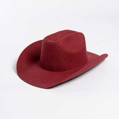 Rolled Brim Jazz Cowboy Hat – Modern Casual Style