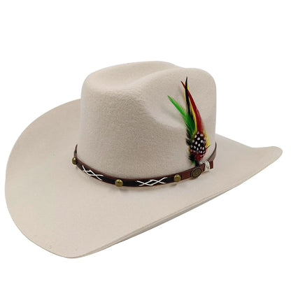 Rolled Brim Jazz Cowboy Hat – Modern Casual Style