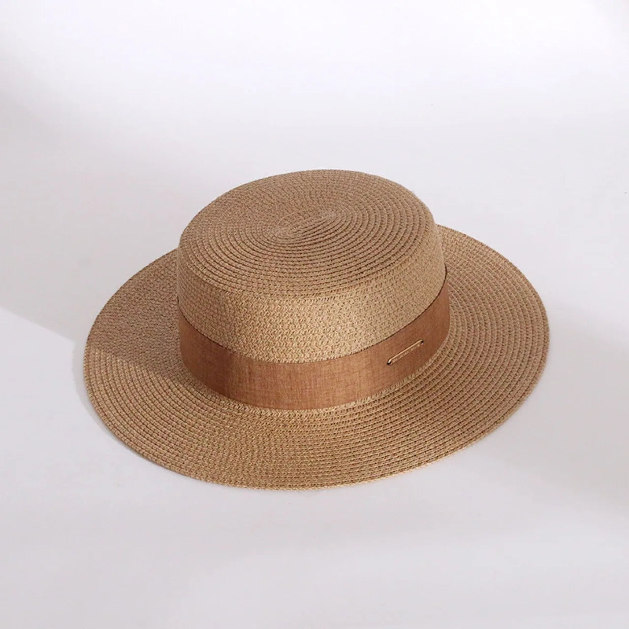 Chapéu Fedora de Palha com Aba Larga - Verão Unissexo