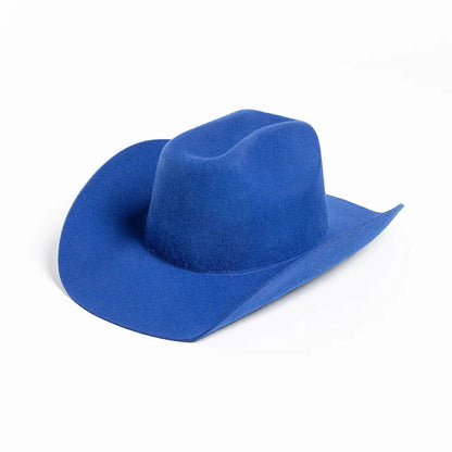 Rolled Brim Jazz Cowboy Hat – Modern Casual Style
