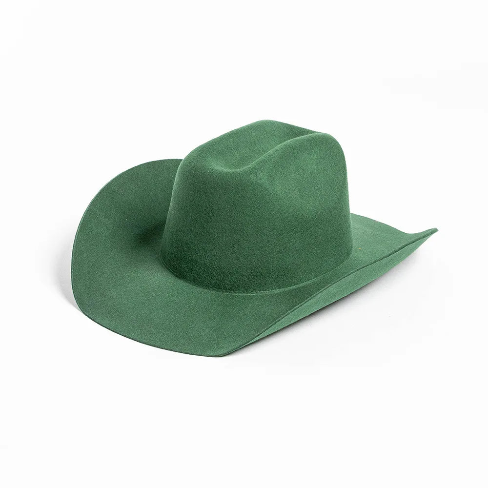 Rolled Brim Jazz Cowboy Hat – Modern Casual Style