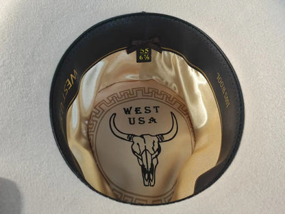 Chapéu Cowboy de Lã 100% Premium – Estilo Western Autêntico