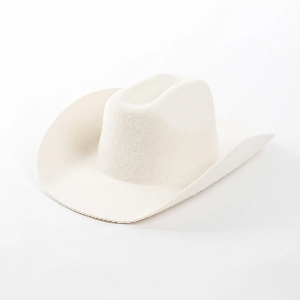Rolled Brim Jazz Cowboy Hat – Modern Casual Style