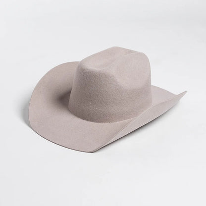 Rolled Brim Jazz Cowboy Hat – Modern Casual Style