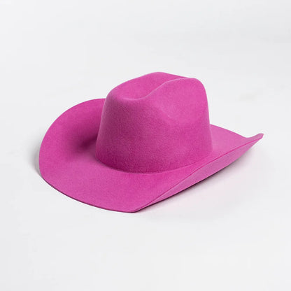 Rolled Brim Jazz Cowboy Hat – Modern Casual Style
