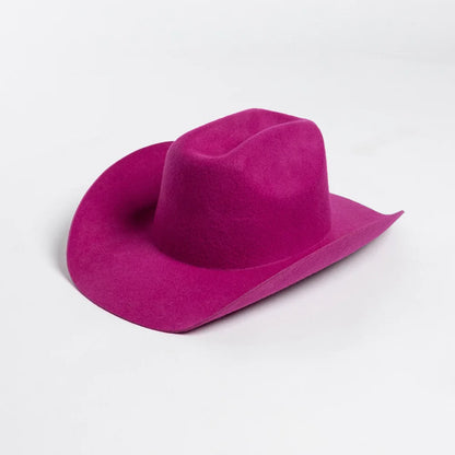 Rolled Brim Jazz Cowboy Hat – Modern Casual Style