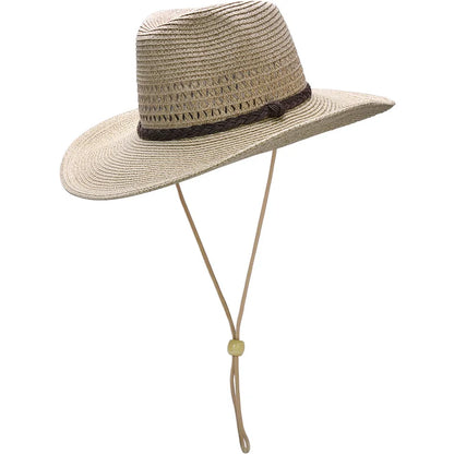 Chapéu Cowboy de Palha Tamanho Grande – Proteção Solar Unissexo