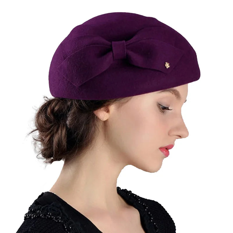 Boina Francesa de Lã Pura – Elegância Vintage