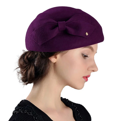 Boina Francesa de Lã Pura – Elegância Vintage
