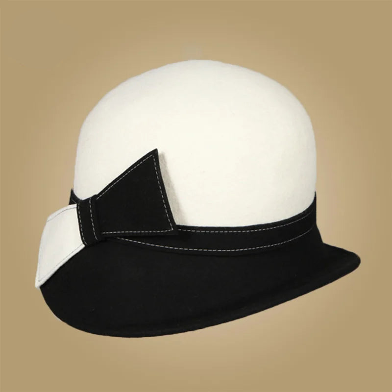 Chapéu Fedora Aba Larga com Laço – Elegância Clássica