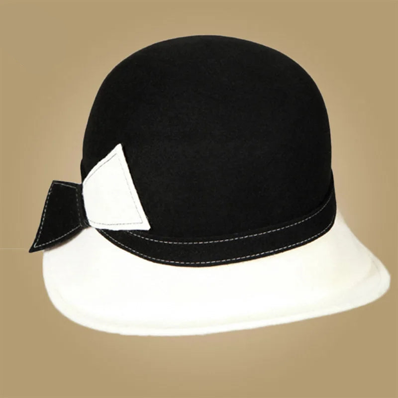 Chapéu Fedora Aba Larga com Laço – Elegância Clássica