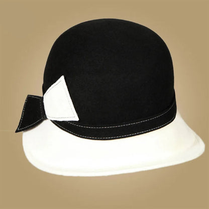Chapéu Fedora Aba Larga com Laço – Elegância Clássica