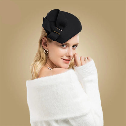 Chapéu Pillbox Vintage Elegante – Estilo Clássico