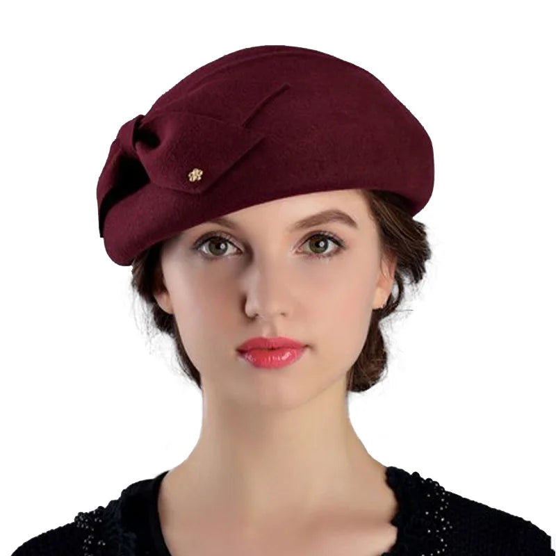 Boina Francesa de Lã Pura – Elegância Vintage