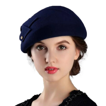 Boina Francesa de Lã Pura – Elegância Vintage