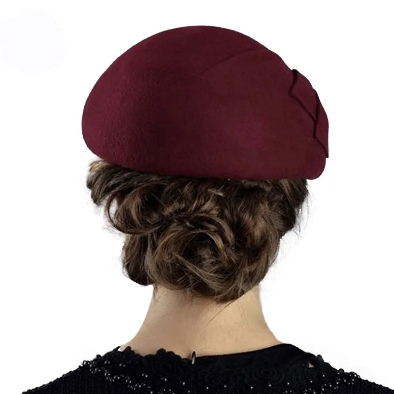Boina Francesa de Lã Pura – Elegância Vintage