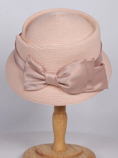 Chapéu Fedora Palha Estilo Francês – Elegância Verão