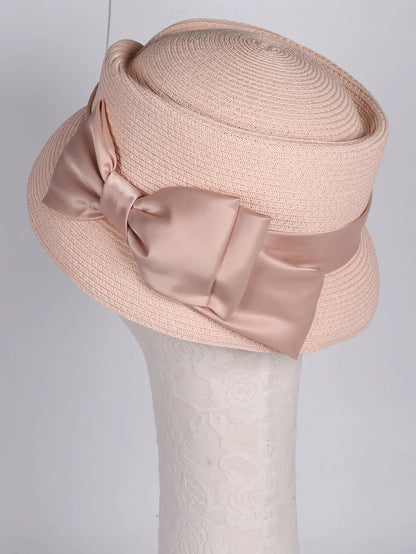 Chapéu Fedora Palha Estilo Francês – Elegância Verão