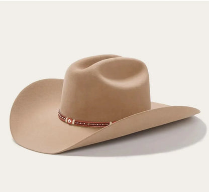 100% Wool Western Cowboy Hat Wide Brim – Unisex Elegance