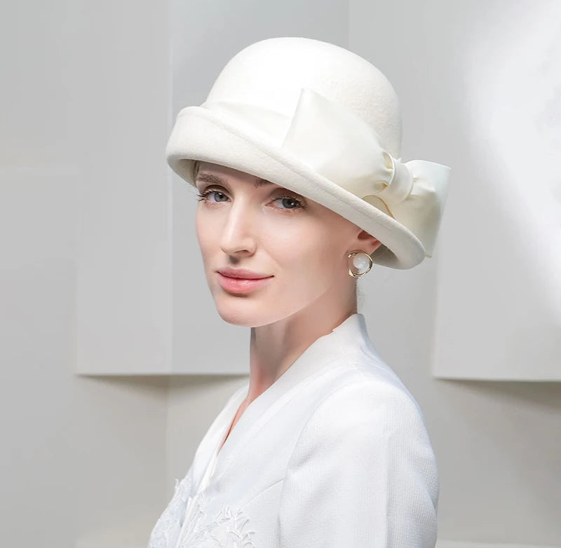 Fedora Top Hat Rolled Brim – Luxury Winter