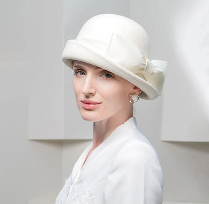 Fedora Top Hat Rolled Brim – Luxury Winter
