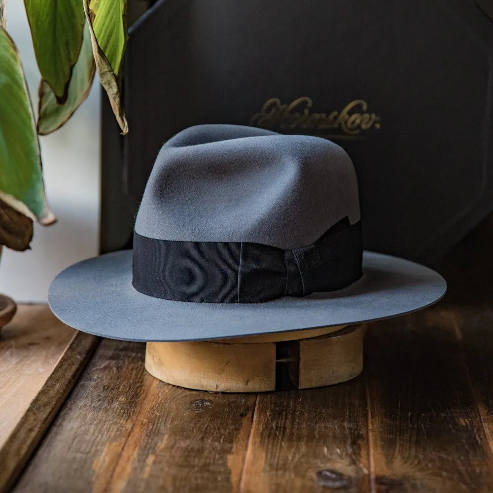 Chapéu Fedora de Lã Luxo – Estilo Francês Atemporal