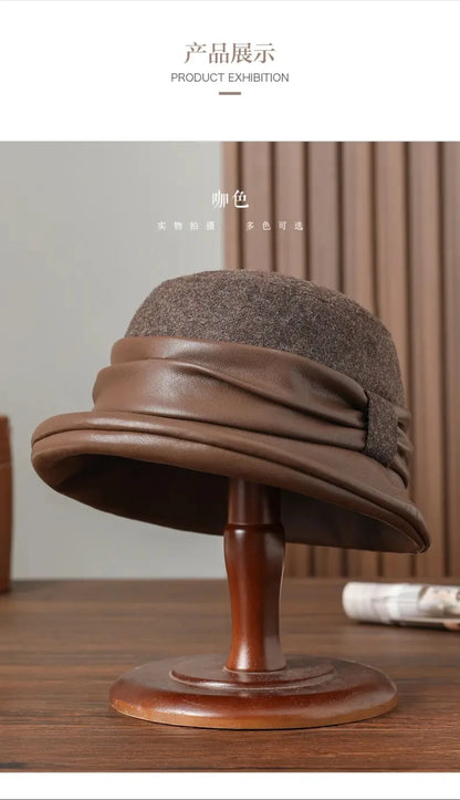 Fedora de Lã Pura com Forro Polar – Conforto e Elegância