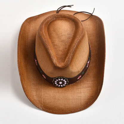 Chapéu de Palha Western Vintage — Unissexo