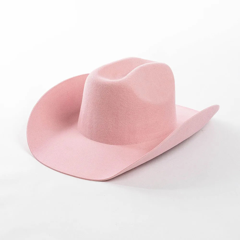 Rolled Brim Jazz Cowboy Hat – Modern Casual Style