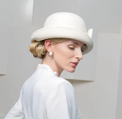 Fedora Top Hat Rolled Brim – Luxury Winter