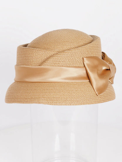 Chapéu Fedora Palha Estilo Francês – Elegância Verão