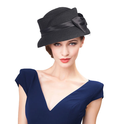 Chapéu Fedora Palha Estilo Francês – Elegância Verão