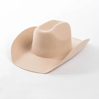 Rolled Brim Jazz Cowboy Hat – Modern Casual Style