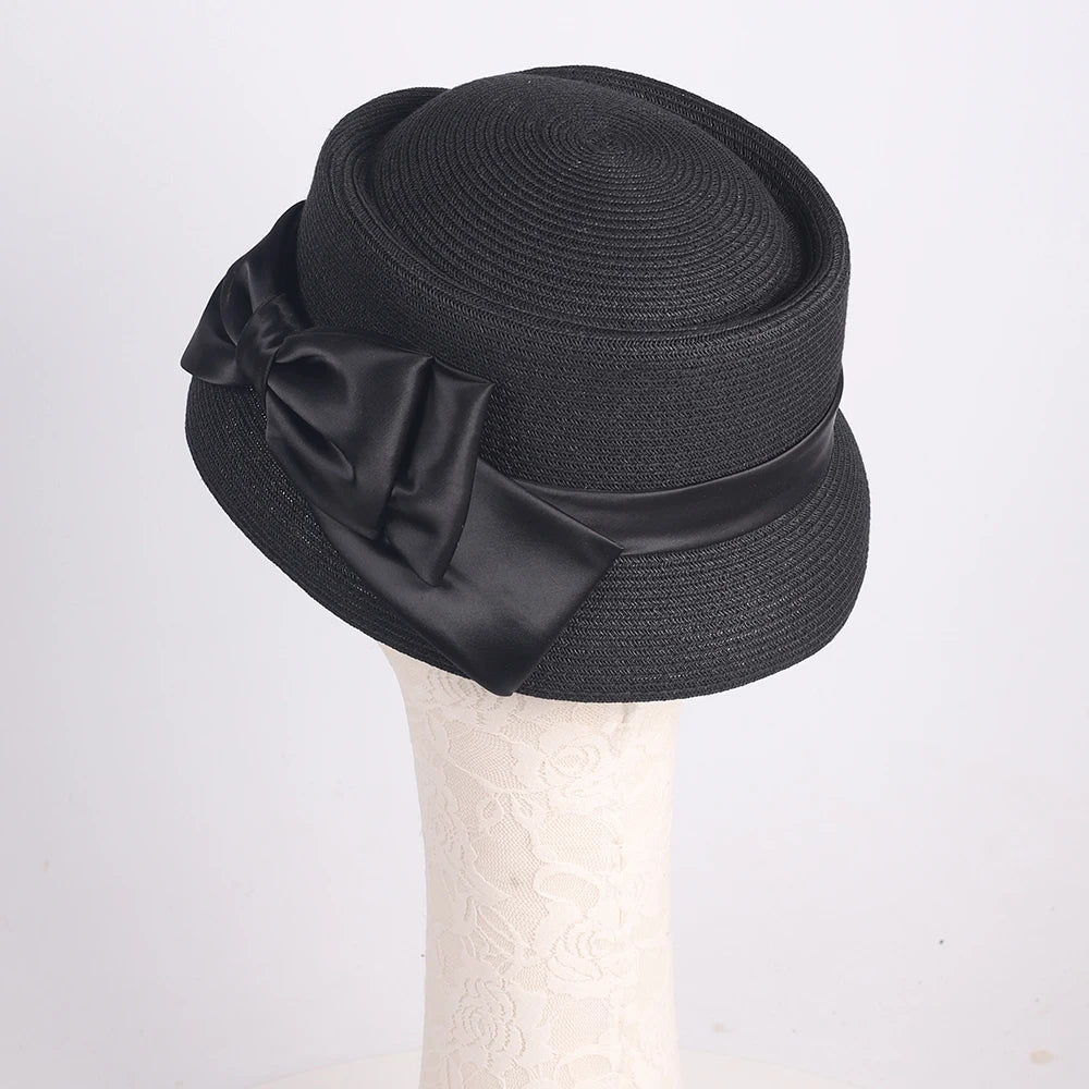 Chapéu Fedora Palha Estilo Francês – Elegância Verão