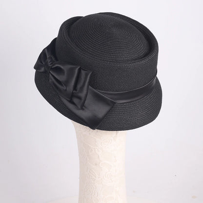 Chapéu Fedora Palha Estilo Francês – Elegância Verão