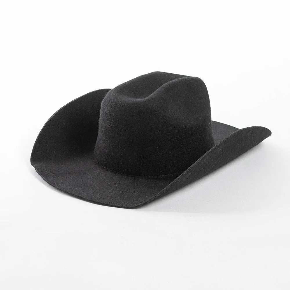 Rolled Brim Jazz Cowboy Hat – Modern Casual Style