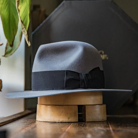 Luxury wool felt fedora hat – timeless French style unisex autumn winter hat