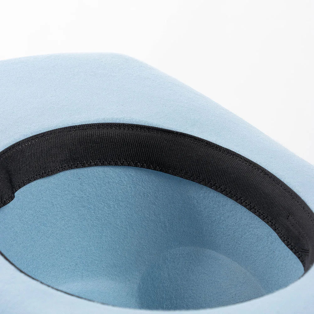 Rolled Brim Jazz Cowboy Hat – Modern Casual Style
