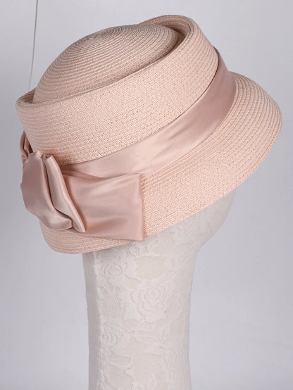 Chapéu Fedora Palha Estilo Francês – Elegância Verão