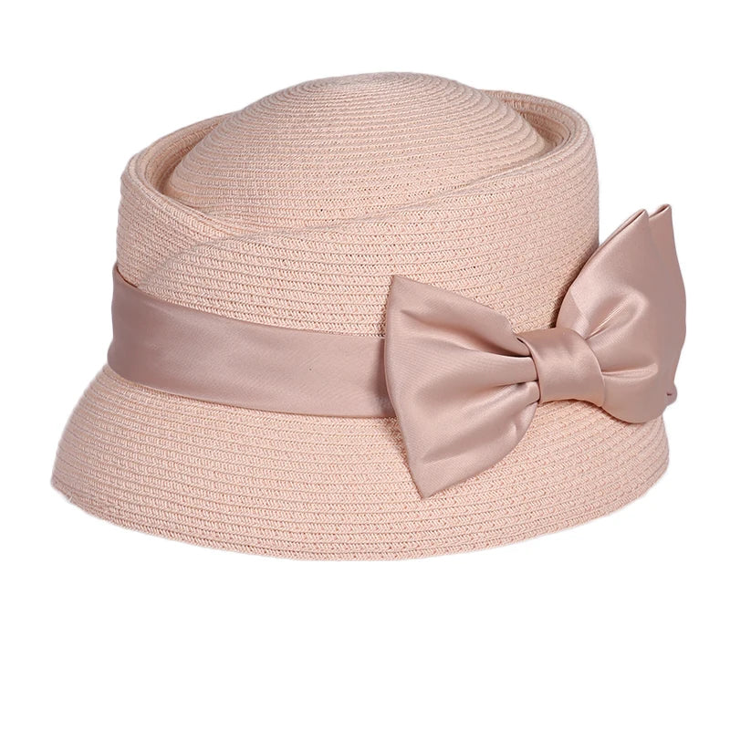 Chapéu Fedora Palha Estilo Francês – Elegância Verão