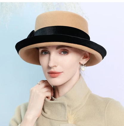 Chapéu Fedora Topo Plano Camel – Estilo Casual Elegante