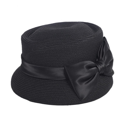 Chapéu Fedora Palha Estilo Francês – Elegância Verão
