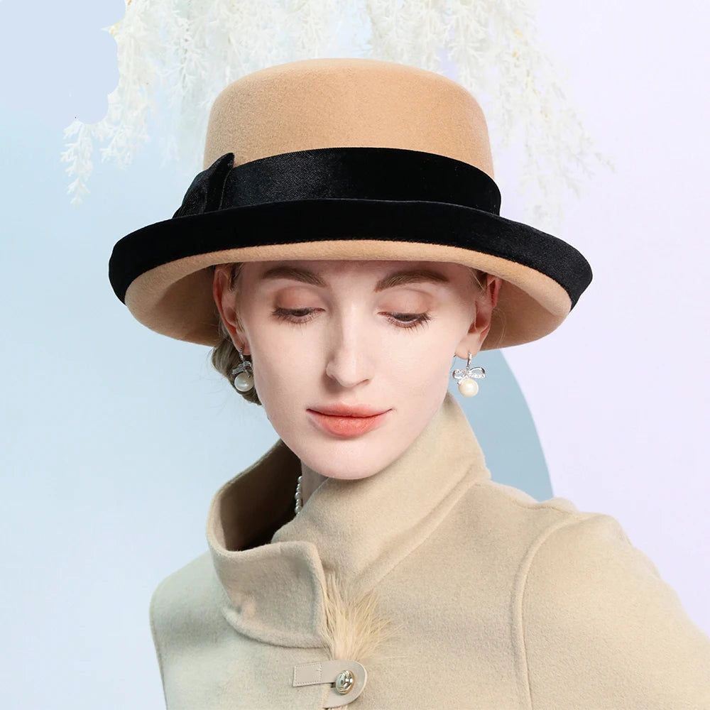 Chapéu Fedora Topo Plano Camel – Estilo Casual Elegante
