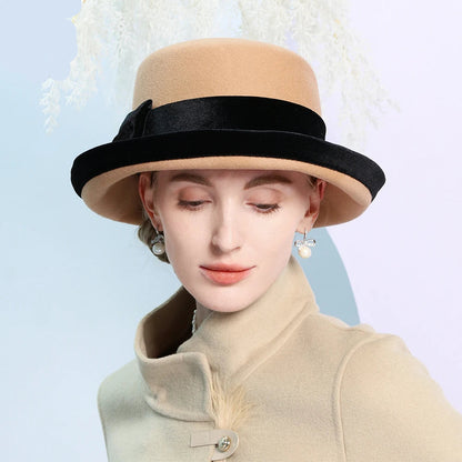 Chapéu Fedora Topo Plano Camel – Estilo Casual Elegante